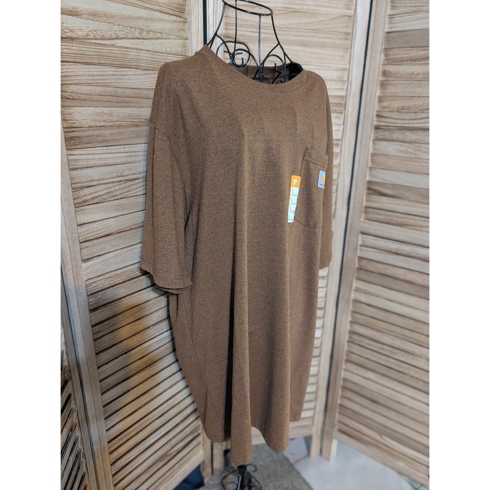 NWT Carhartt Loose Fit Pocket T-Shirt Men Sz Large Tall HeavyWeight Short Sleeve